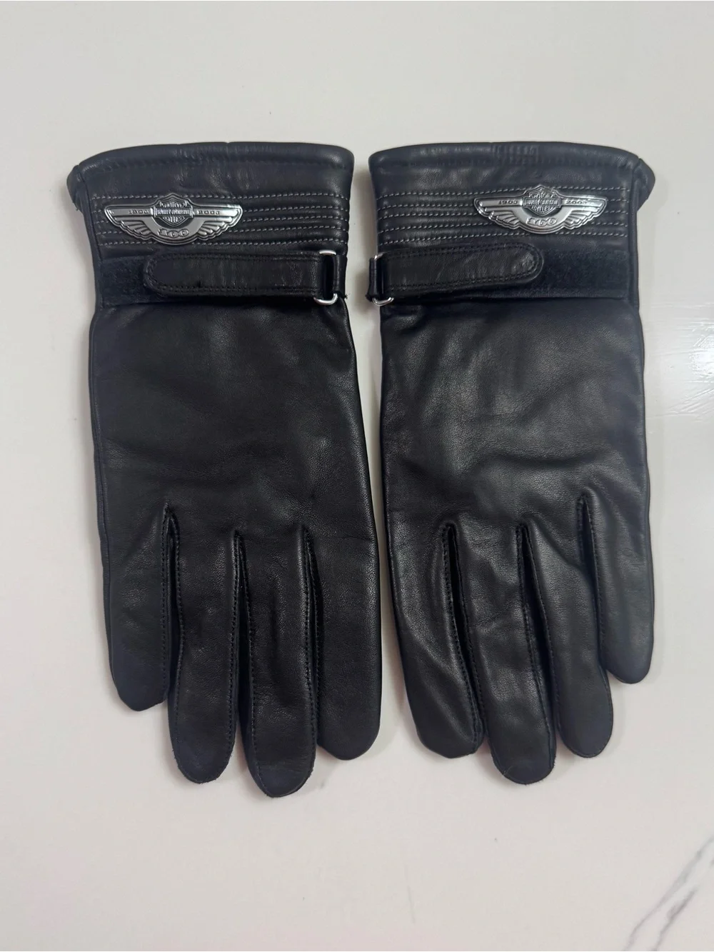 Harley-Davidson 100th Anniversary 2003 Women’s LeatherGloves L 97102-03VW